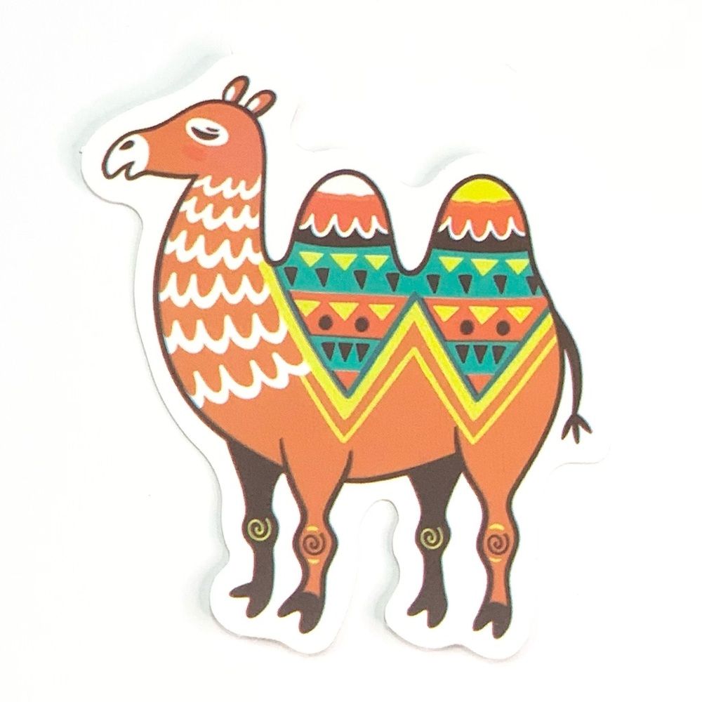Camel Vinyl Sticker